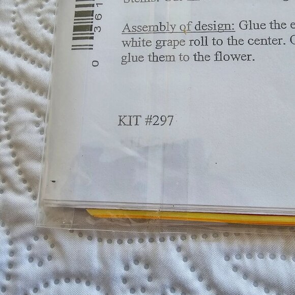 Flowers & Butterflies Quilling Kit #297 By Lake City Craft Co. New, Sealed - Picture 6 of 9